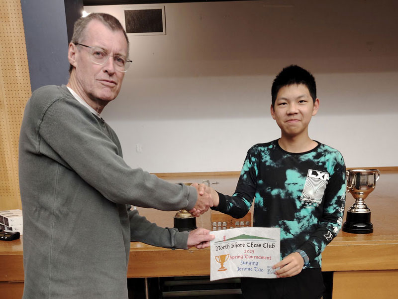 Spring Tournament: JunQing Jerome Tao